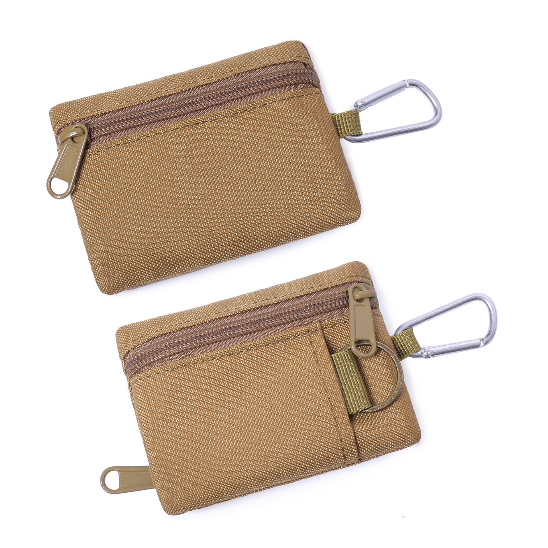 Travel Coin Purse Pouch with Carabiner 4