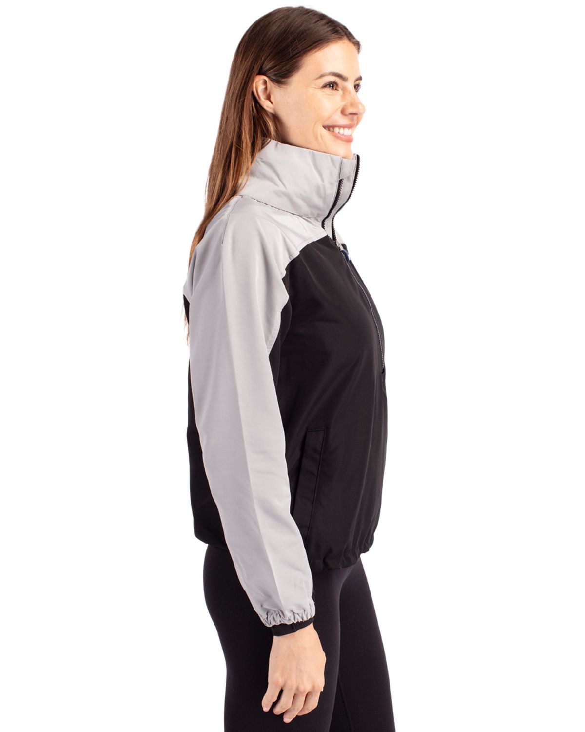 Cutter & Buck Charter Recycled Packable Womens Half Zip Anorak Jacket? 18