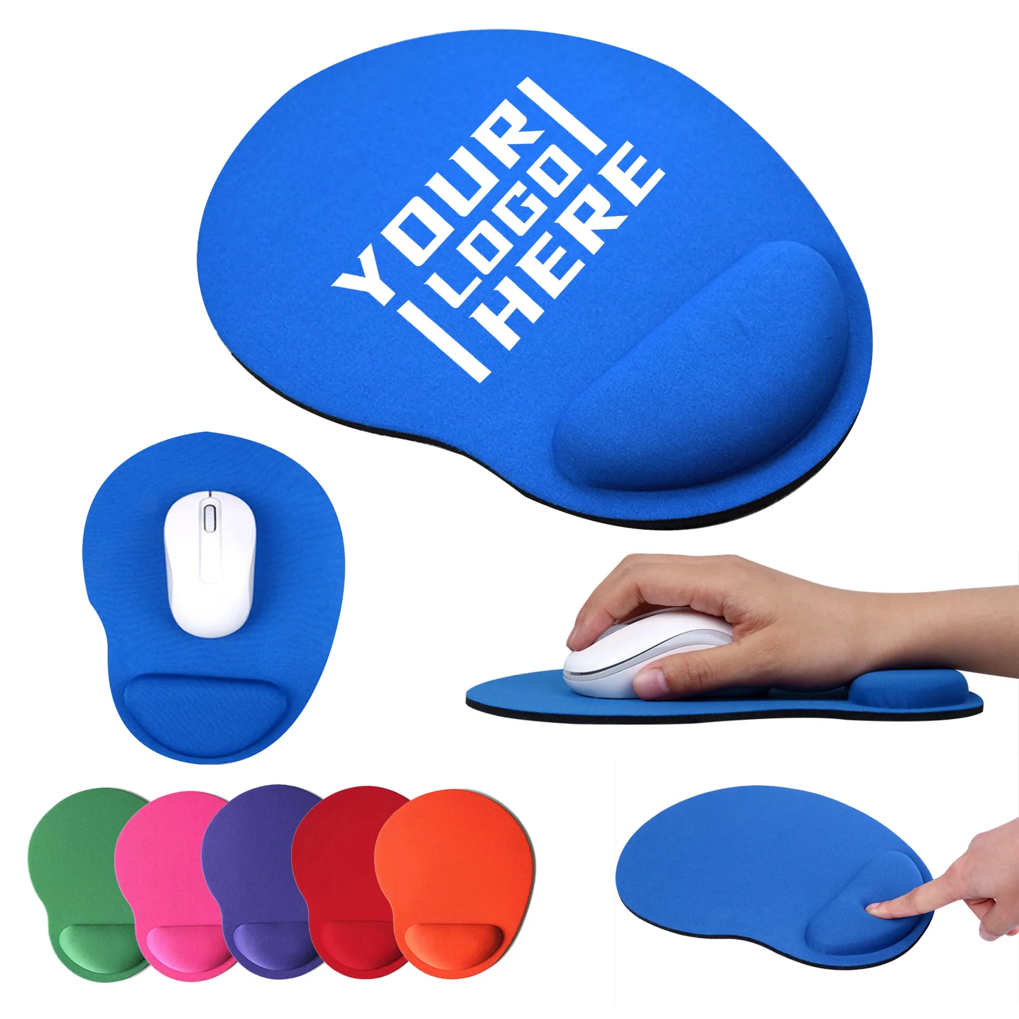 Custom Full Color Wrist Rest Mouse Pad