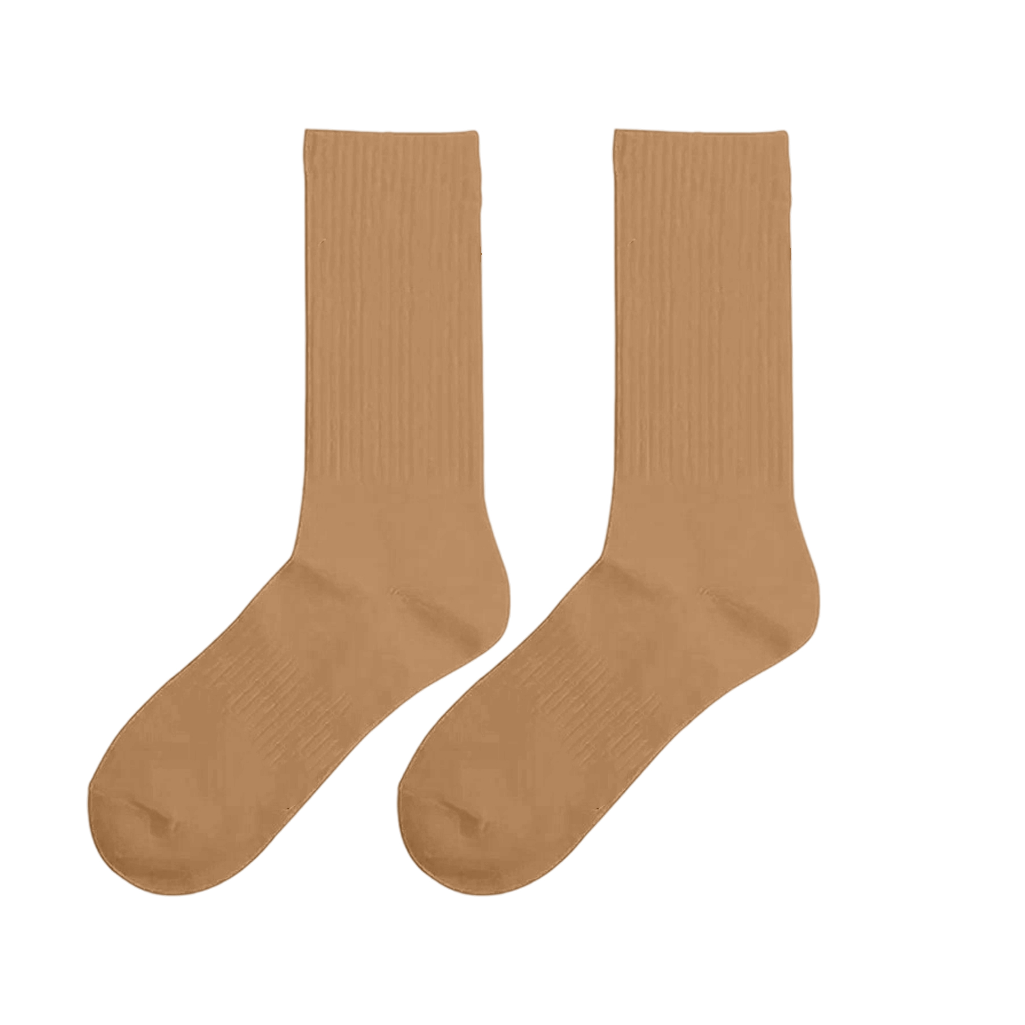 Cotton Mid Tube Sock With Moisture Wicking Breathable Design 7.87" X 3.35" 8