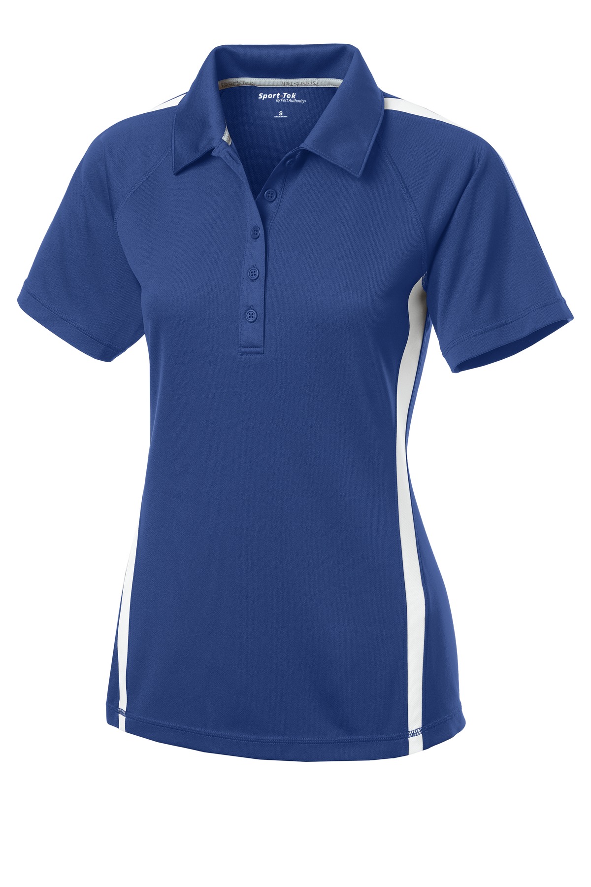 Sport-Tek Women's PosiCharge Micro-Mesh Colorblock Polo. LST685 8