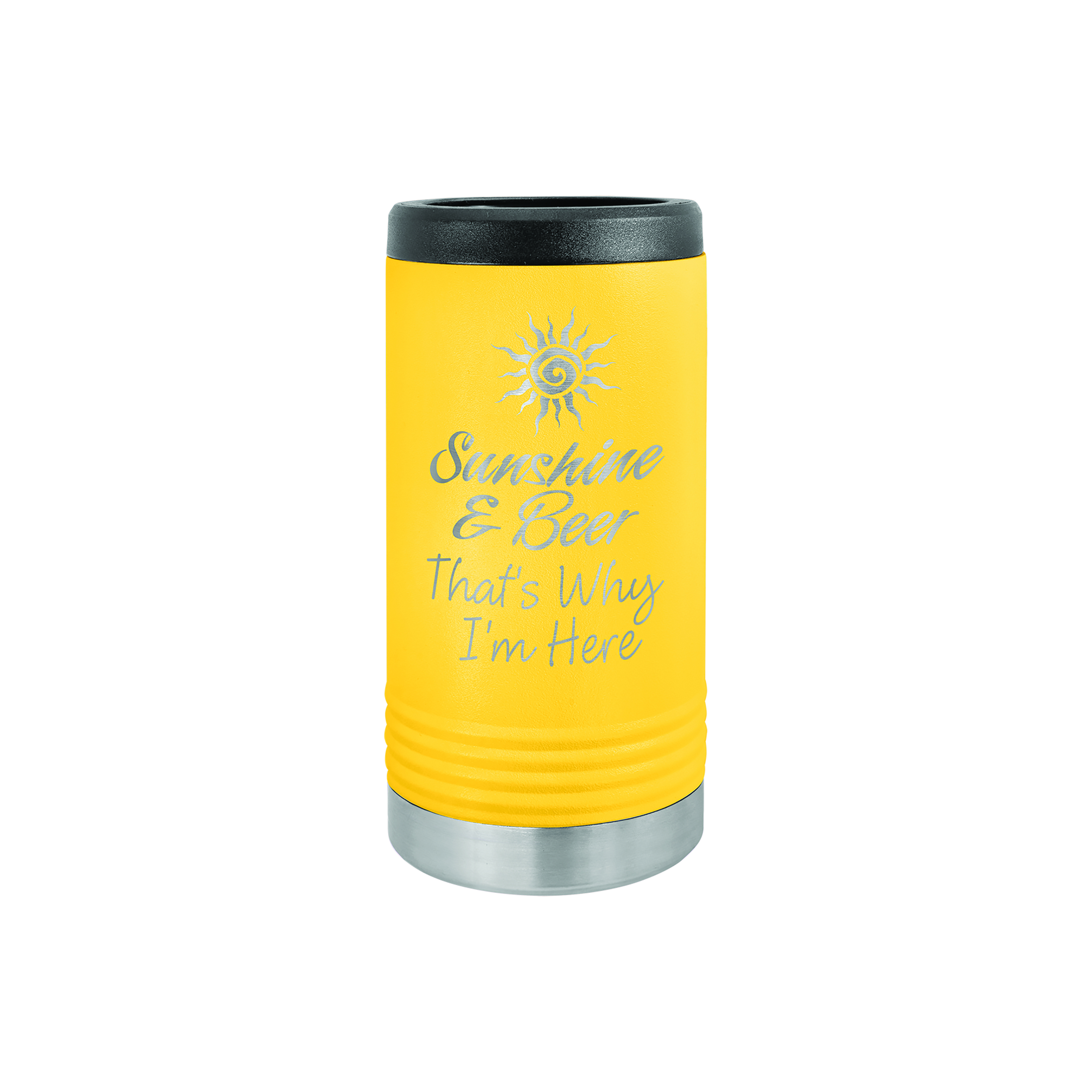 12 Oz. Polar Camel Stainless Steel Slim Can Cooler 41