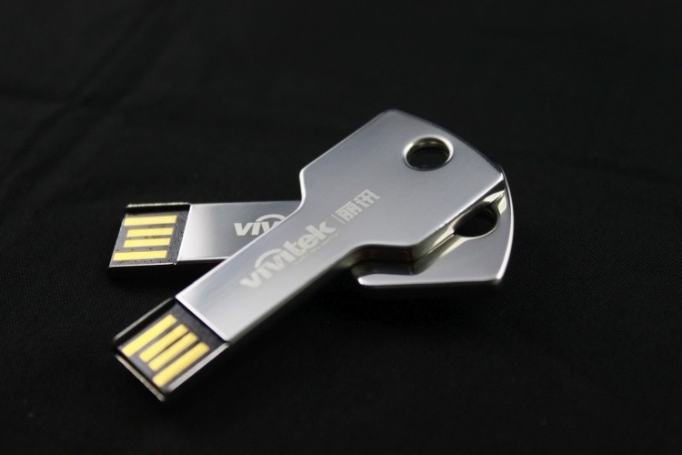 Cute Mini Key Chain Shape 2GB Key USB Flash Drives Memory Disk 2