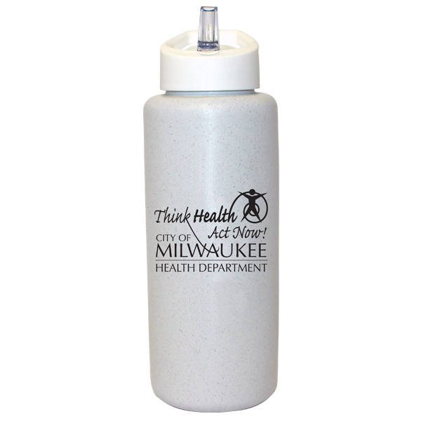 32 oz. Grip Bottle with Straw Cap Lid 1