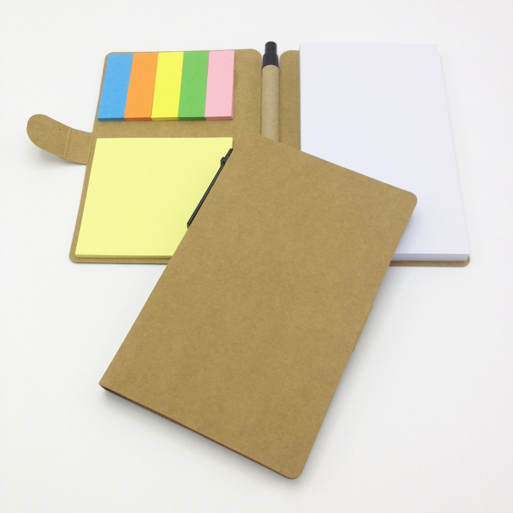 Notebook With Sticky Notes and Pen 2