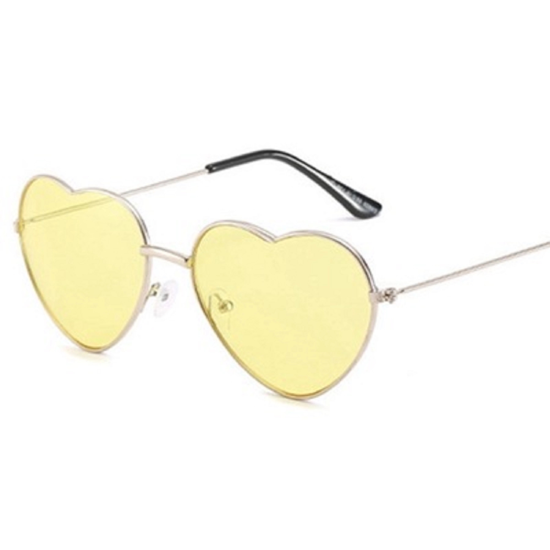 Heart Shape Vintage Retro Metal frame Sunglasses 2
