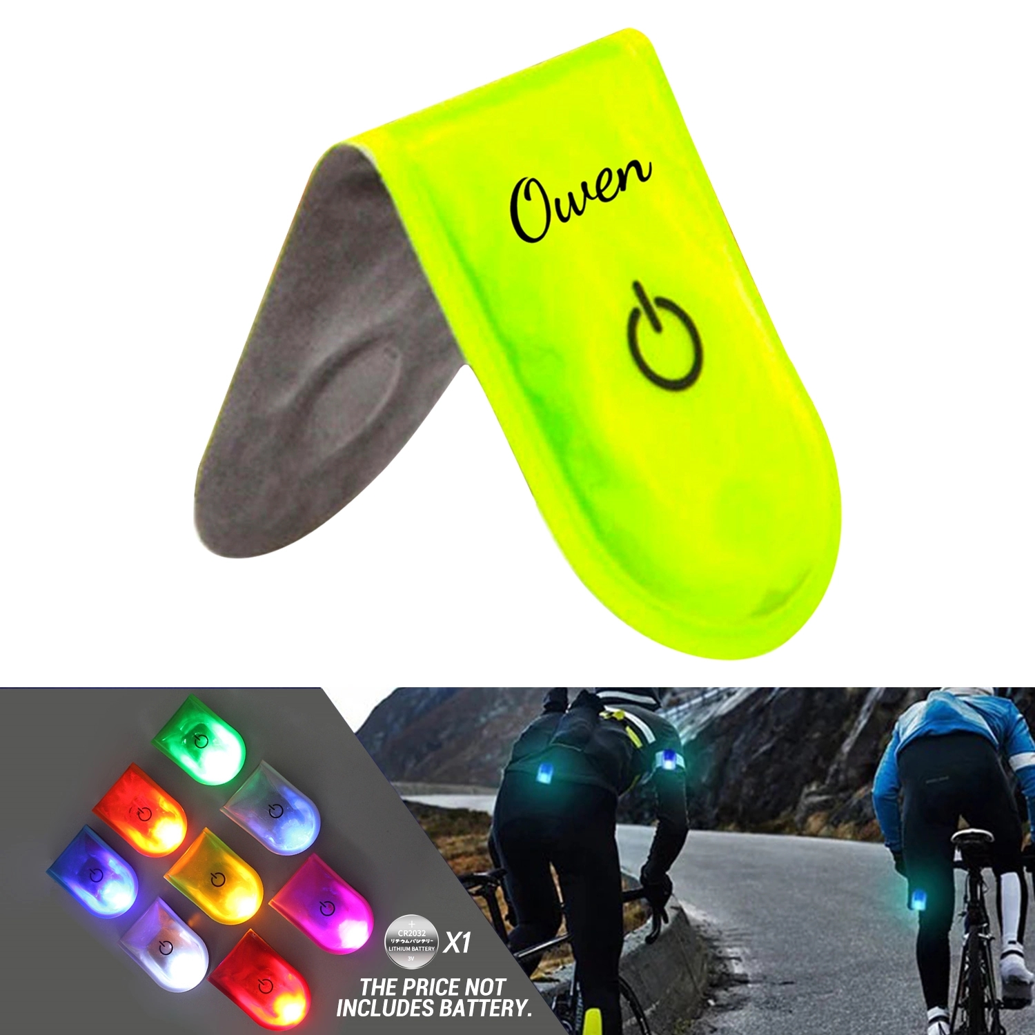 Led Safety Light With Magnet Clip 1
