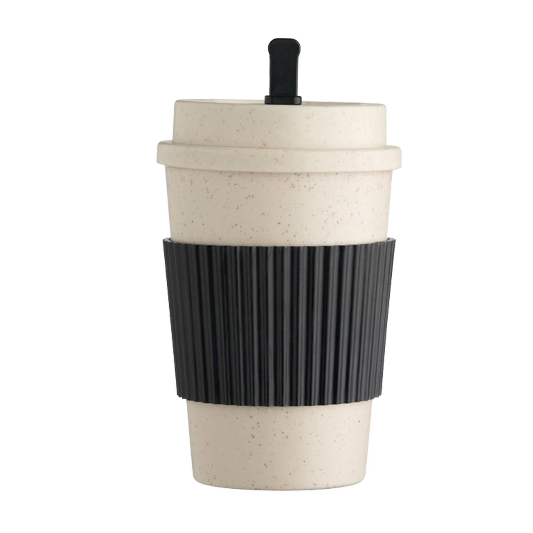 Wheat Straw Coffee Cup With Lid 3