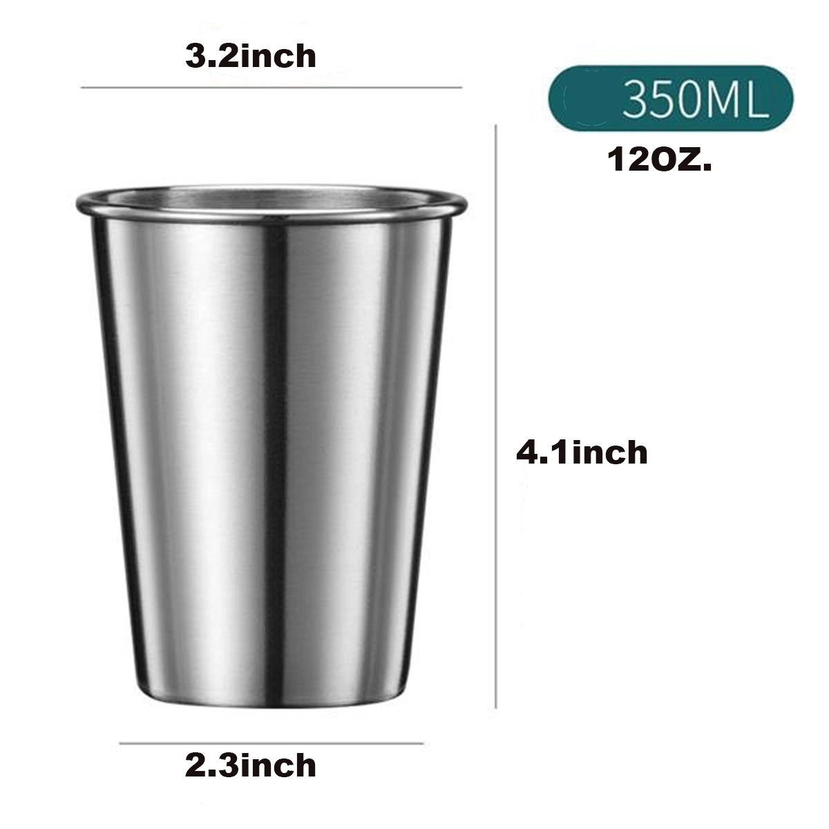 Stainless Steel Cup pint Tumbler 2