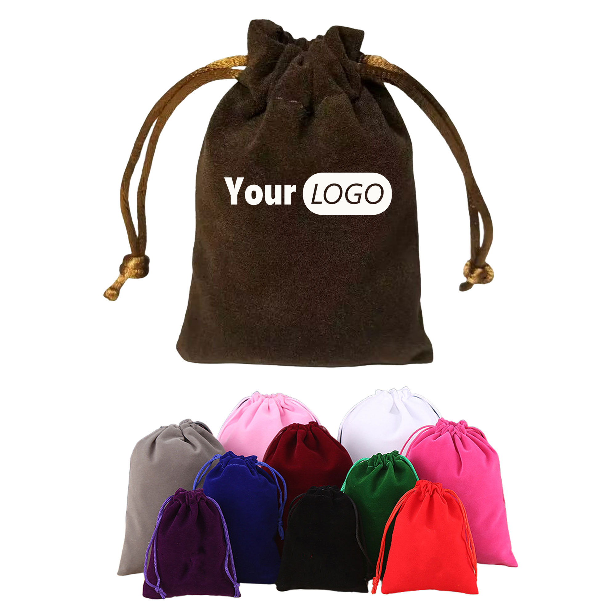 Double Drawstring Velvet Gift Bag 2