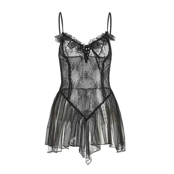 MOQ 100 Lace Mesh Suspender straps Sexy Lingerie 1