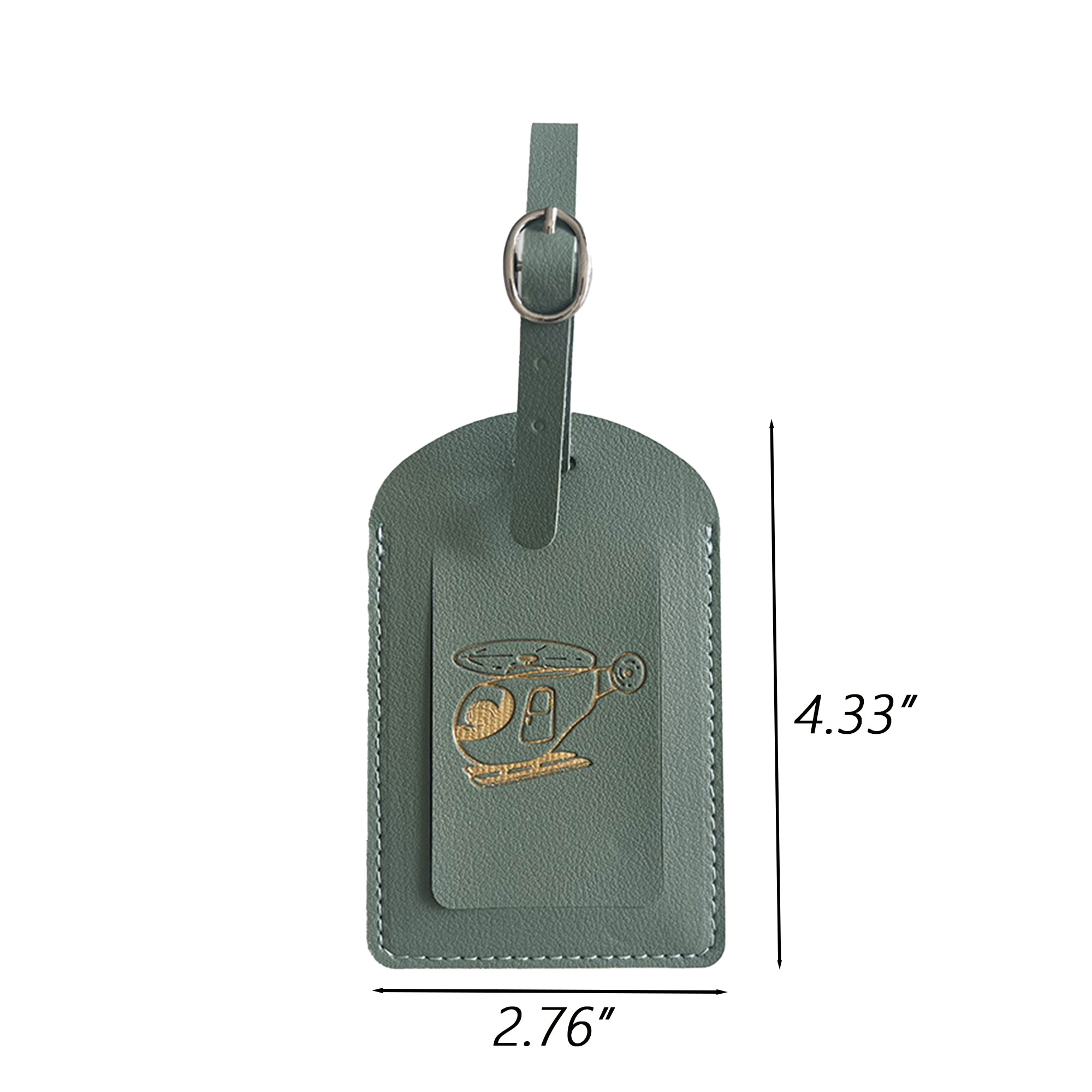 PU Leather Luggage Tags 2