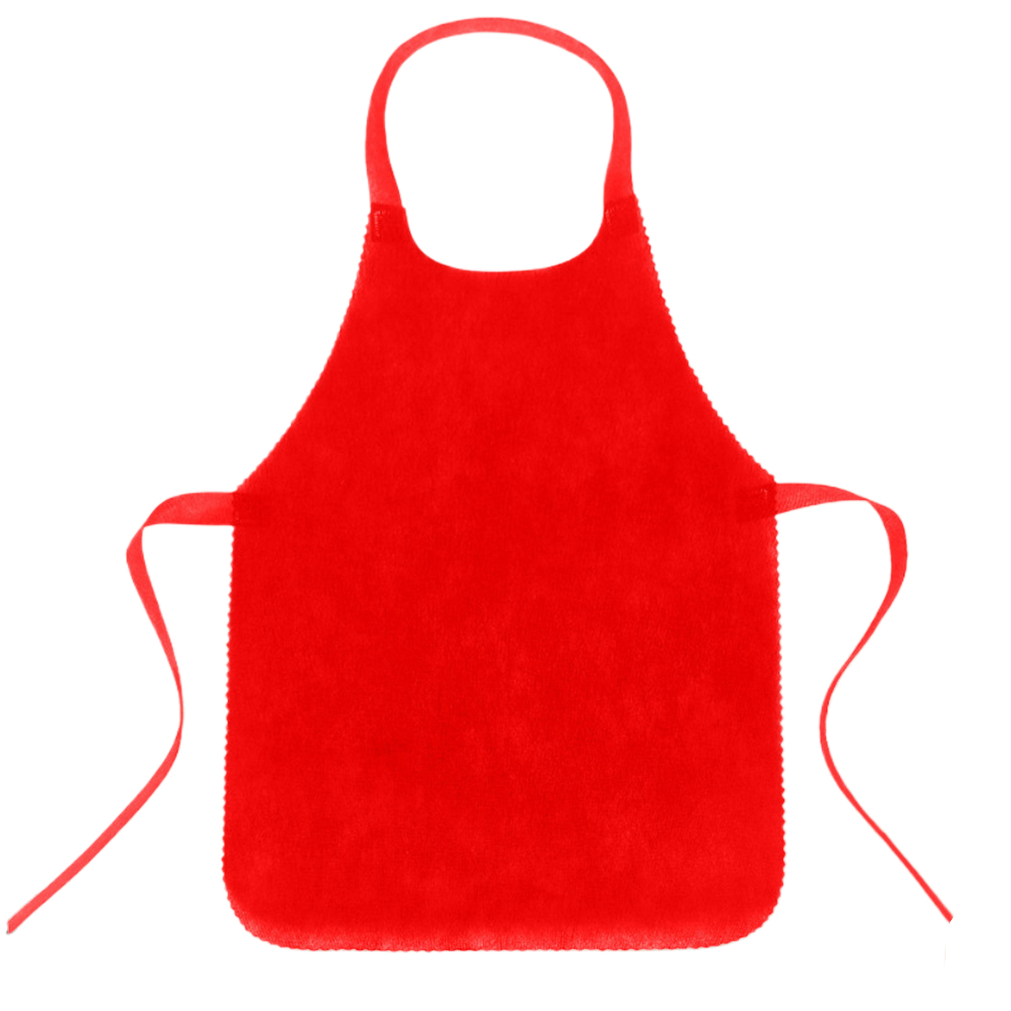 MOQ100 Bulk Pack Disposable Nonwoven Aprons for All Ages 3