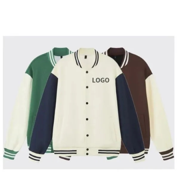 Custom Cotton Baseball Varsity Jacket- Personalized Design 4