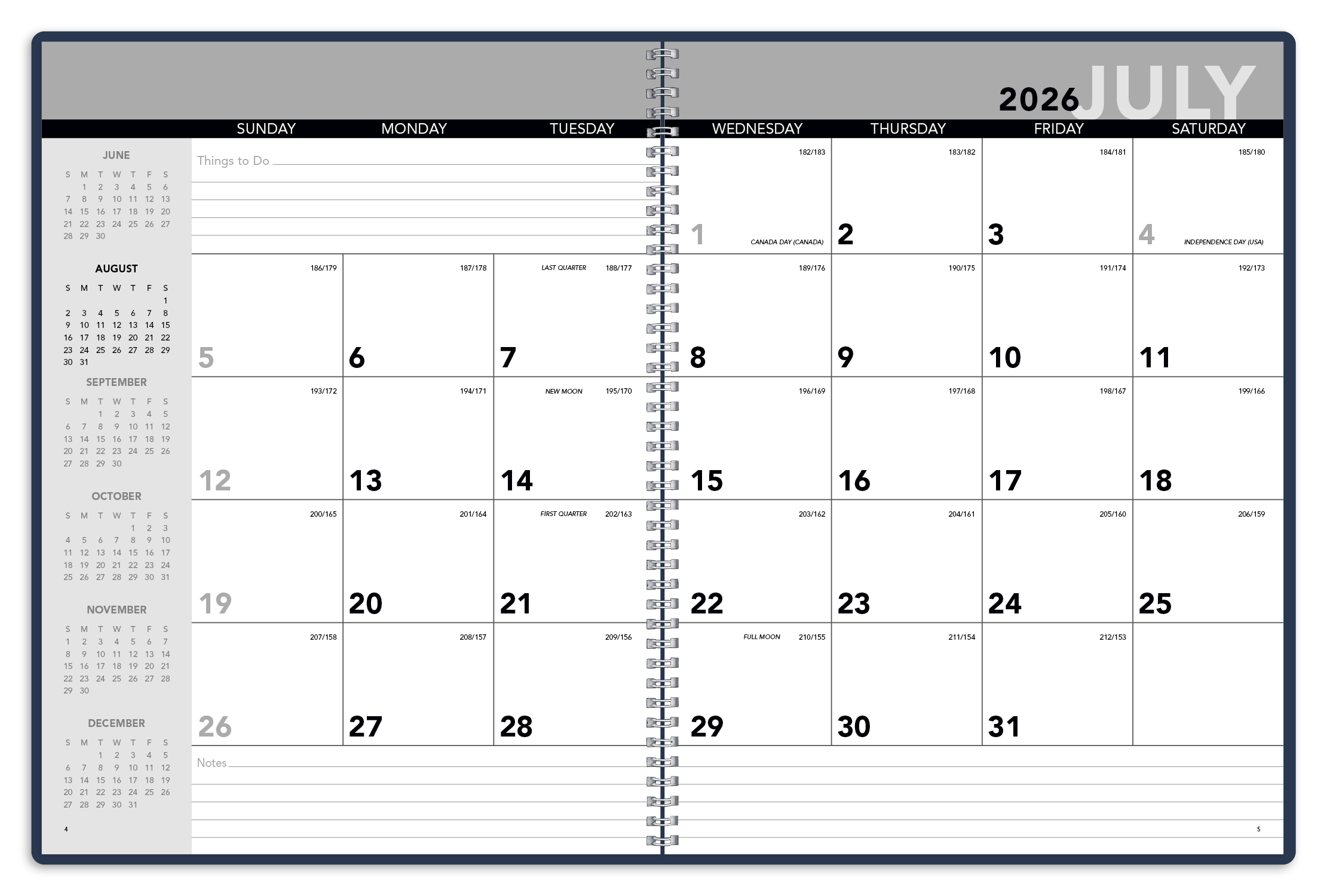 Triumph® Calendars Academic Monthly Planner 141