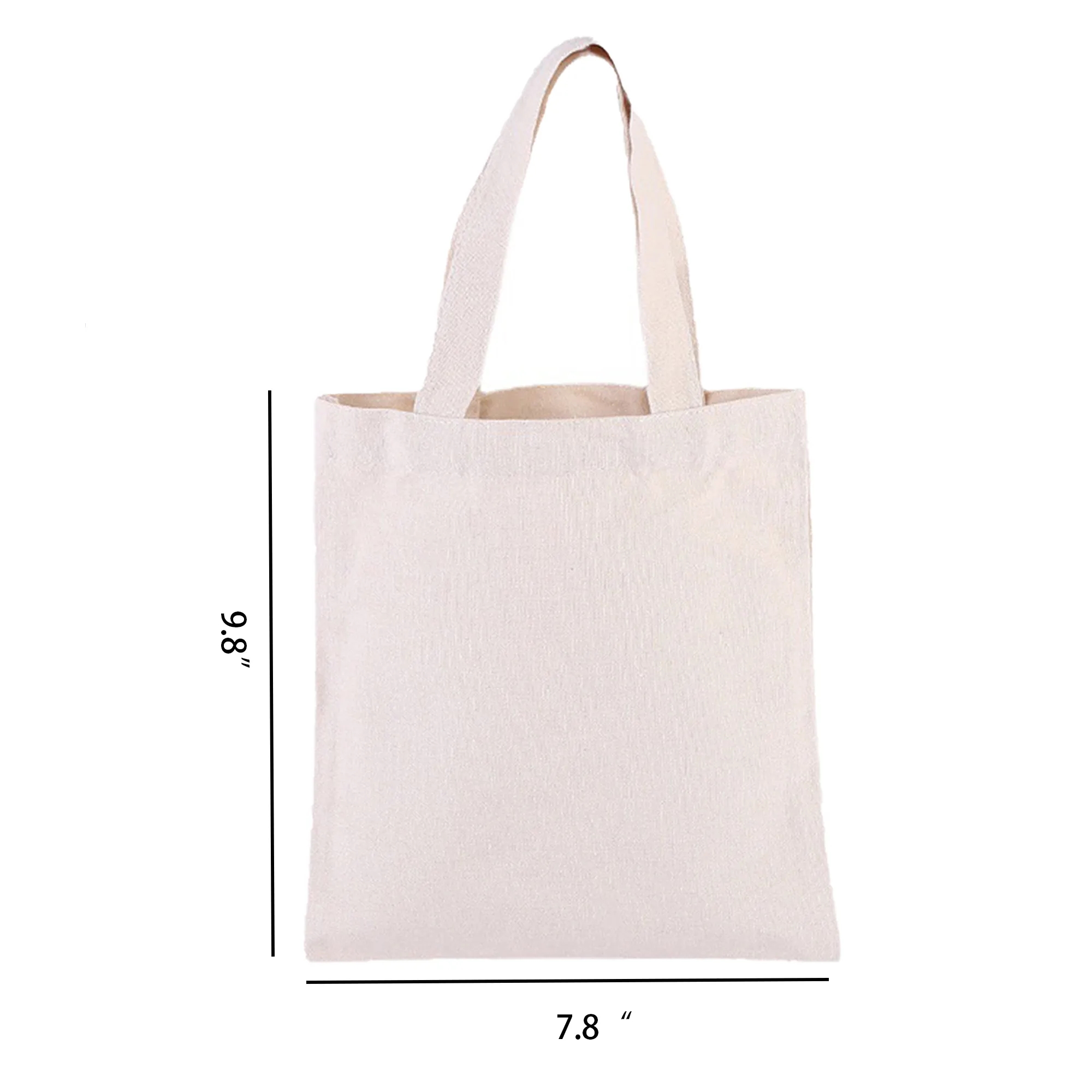 Heavy Reusable Canvas Tote Bags, custom tote bag with logo imprint 3