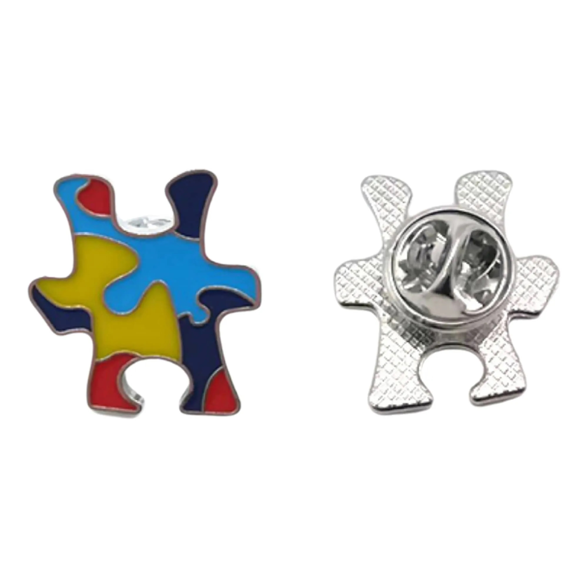 Autism Awareness Puzzle Piece Pin MOQ 30 8