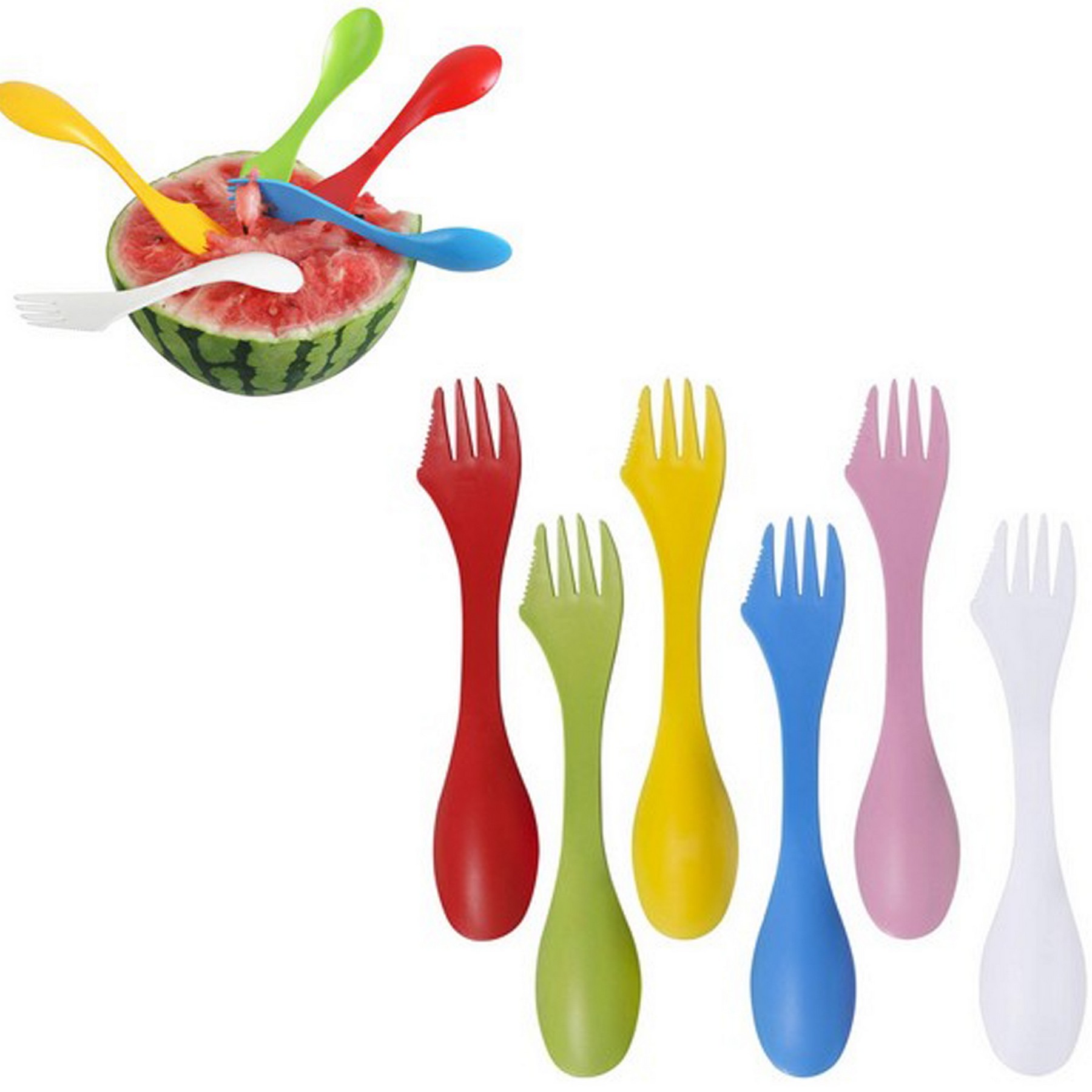 Plastic Spork Spoon 3