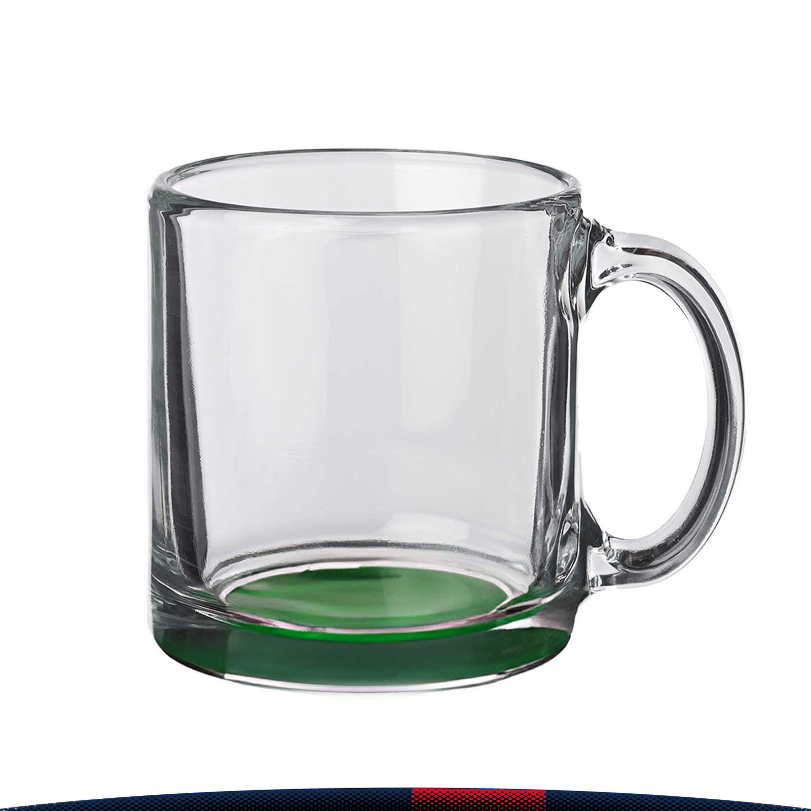 13 oz. Libbey Lucent Glass Coffee Mugs 6