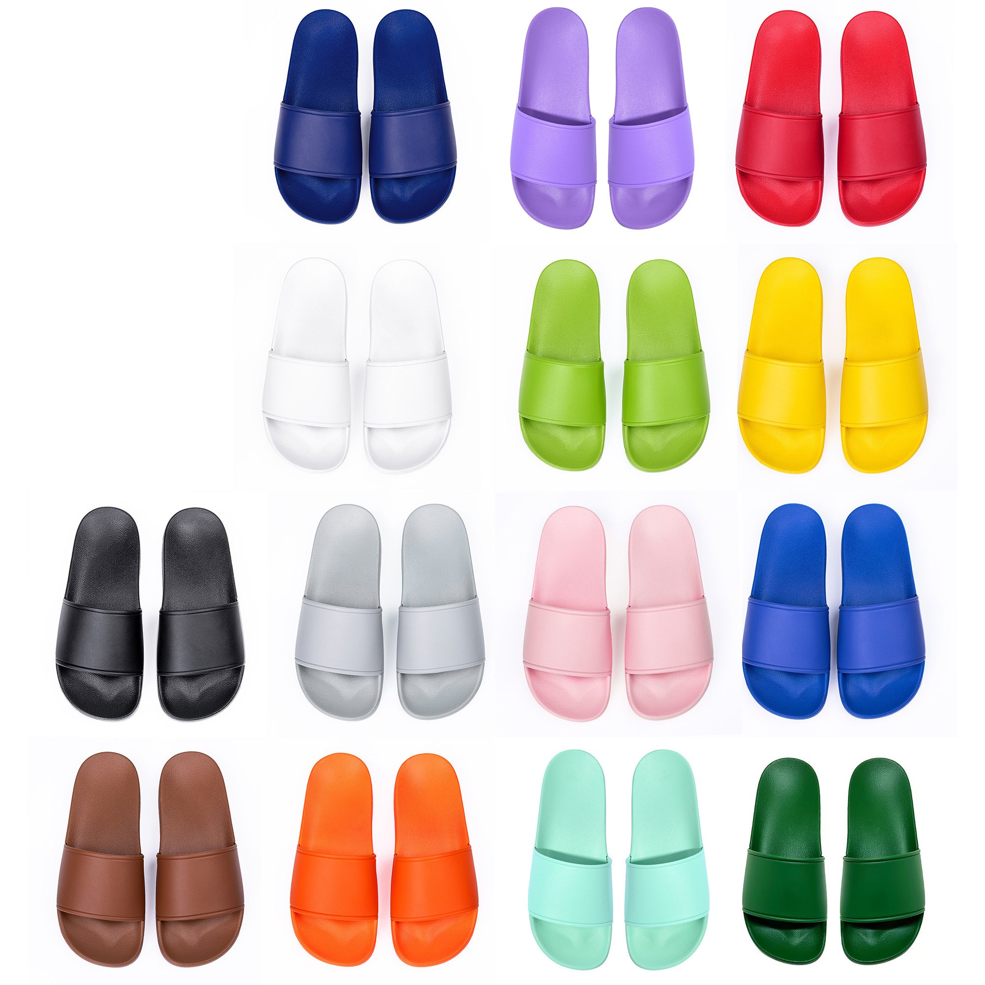 Summer PVC Slippers Non-Slip Size 10 3