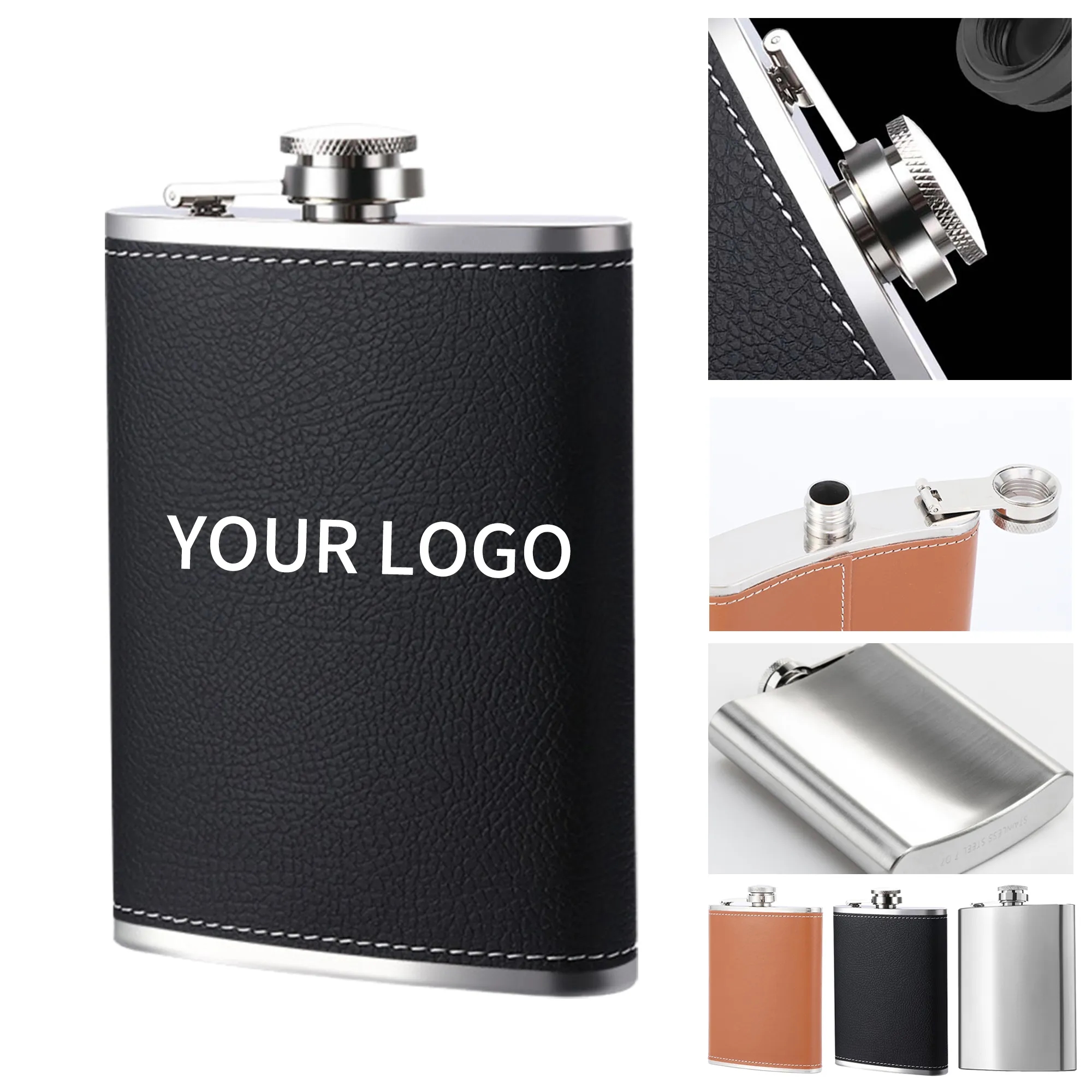 Leather Hip Flask 3