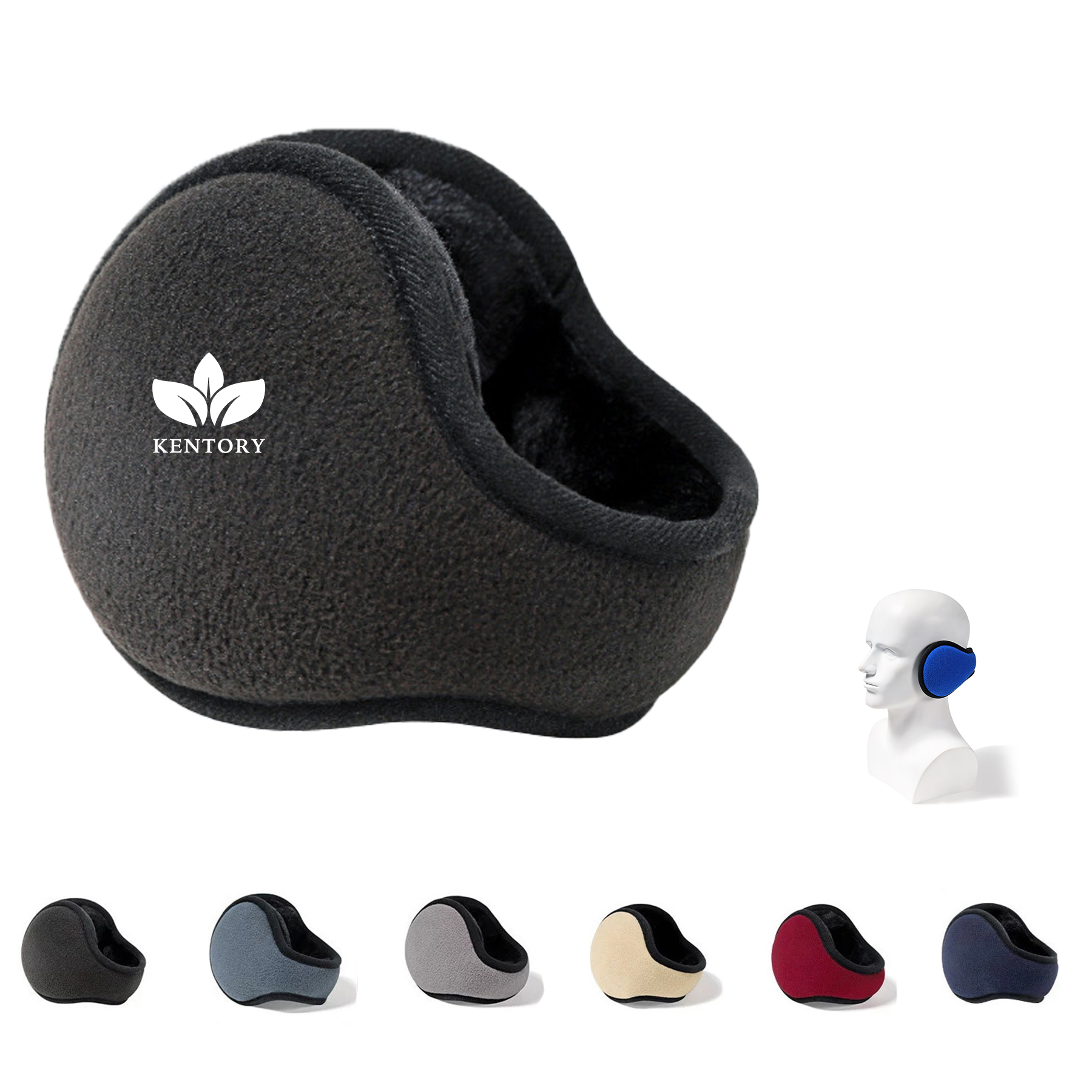 Classic Fleece Earmuffs Winter Accessory Outdoor 2