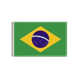 National Flag, Brazil, Double-Sided - 96"W x 60"H 2