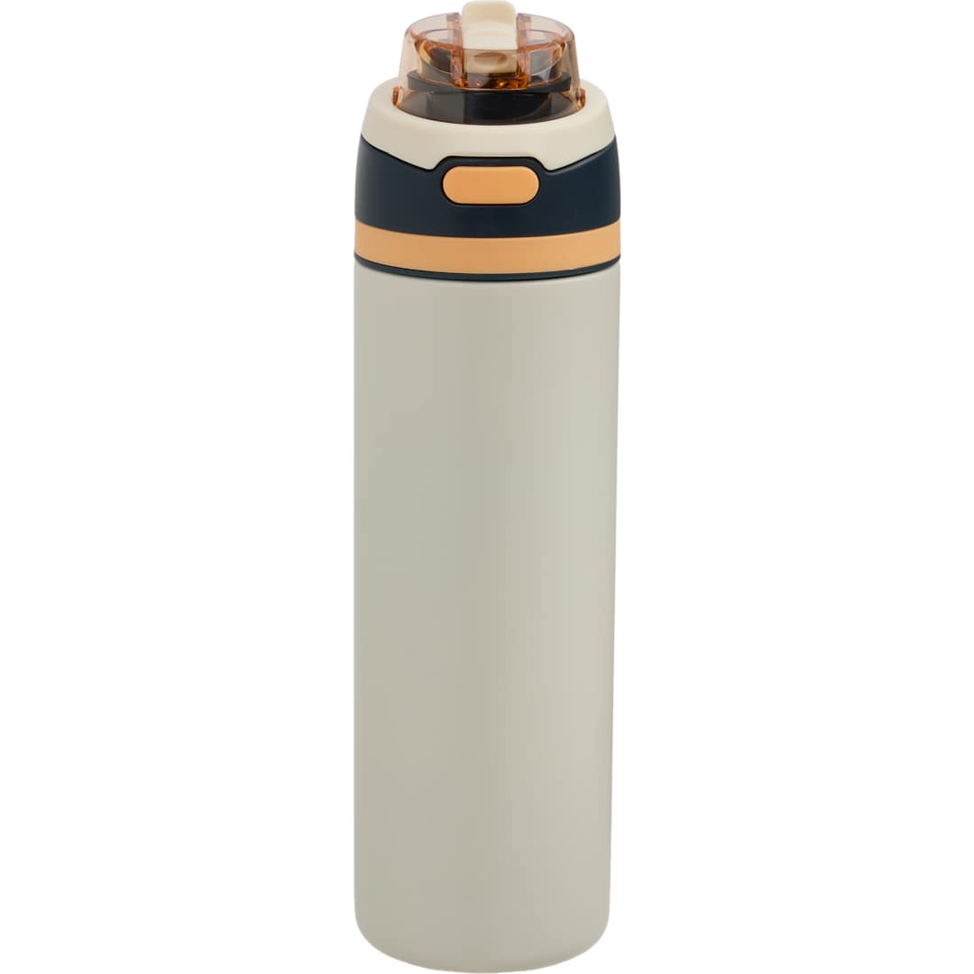 Elvin 28oz Recycled Stainless Flip Straw Bottle, custom water bottle with logo imprint 168