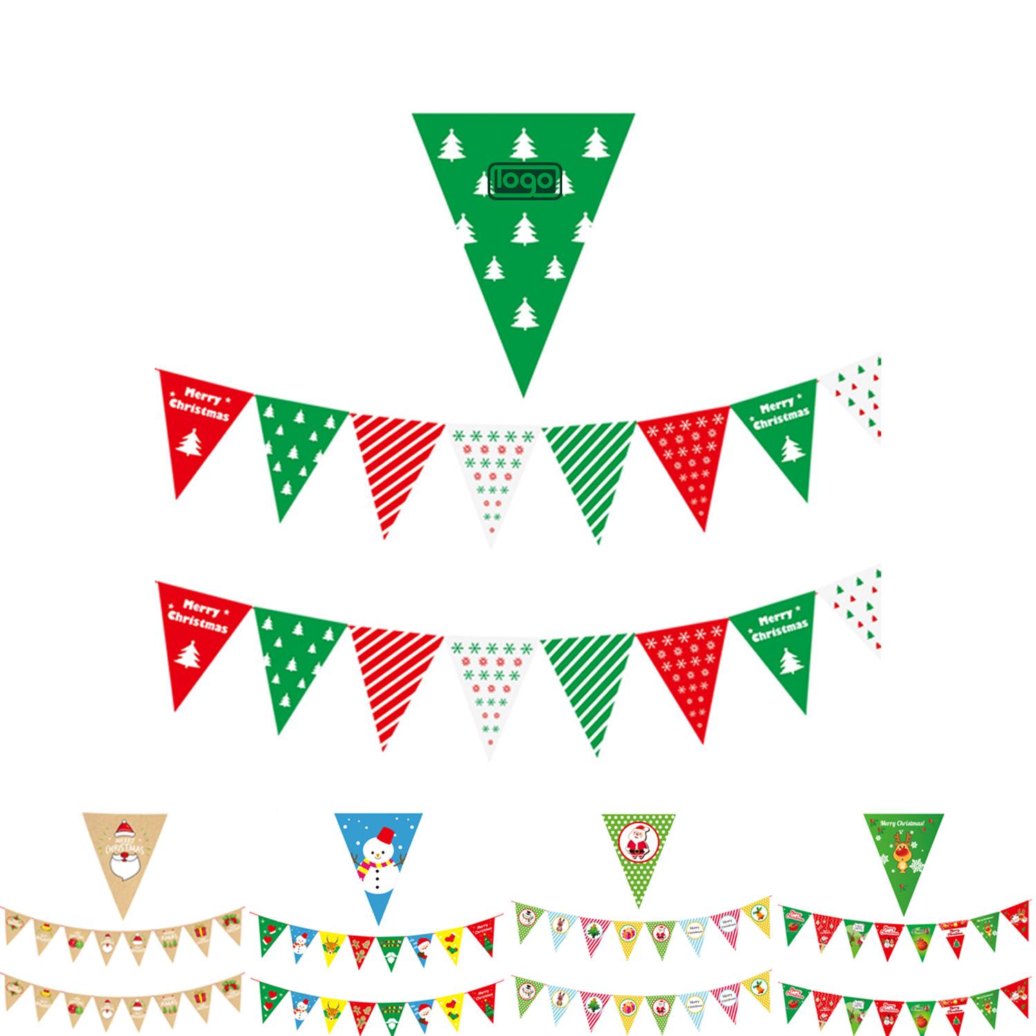 Decorative Christmas Banner Pennant 3