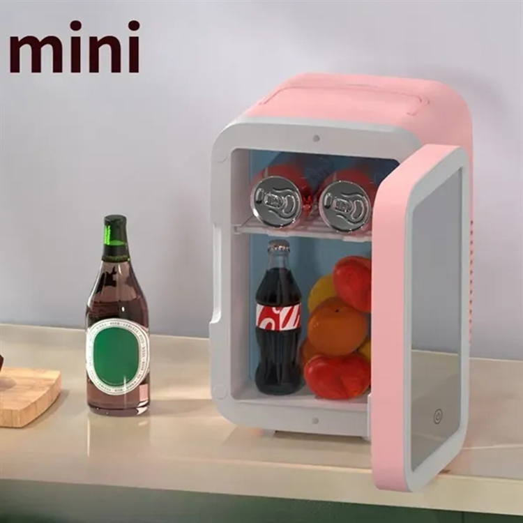 Portable Skincare Fridge with Mirror 1