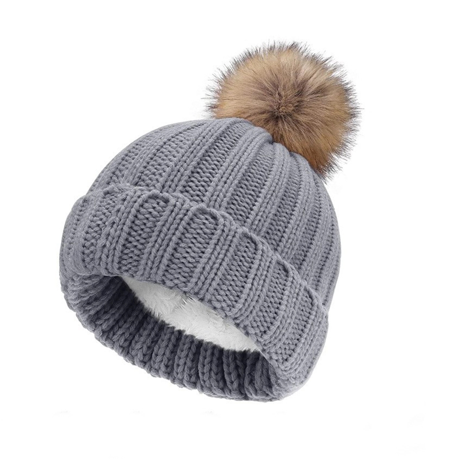 Custom Thick Knitted Multiple Color Blend Beanie Winter Hat 10