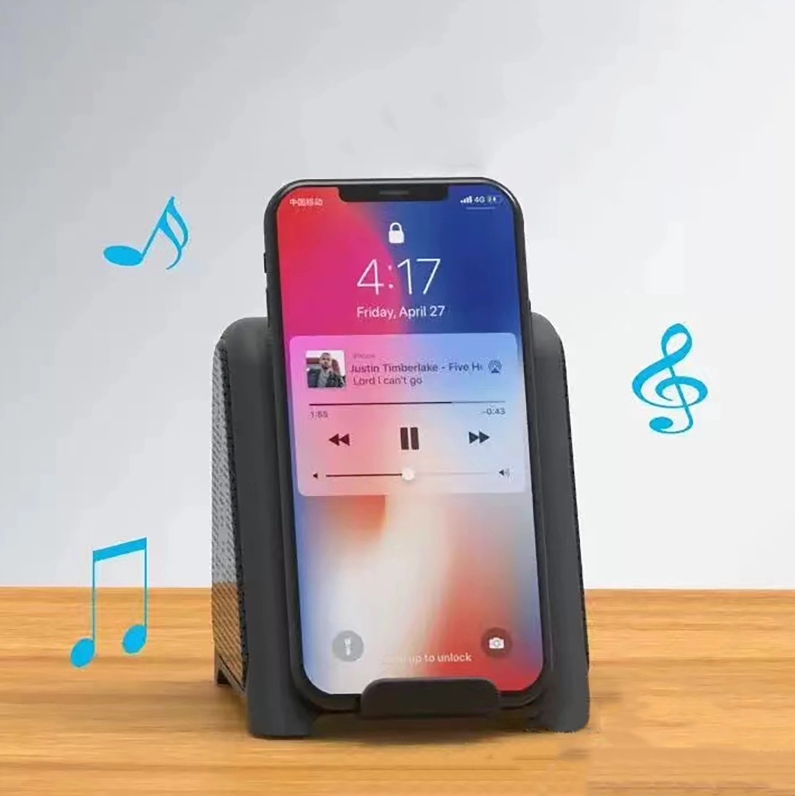 Bluetooth speaker with wireless charger 7