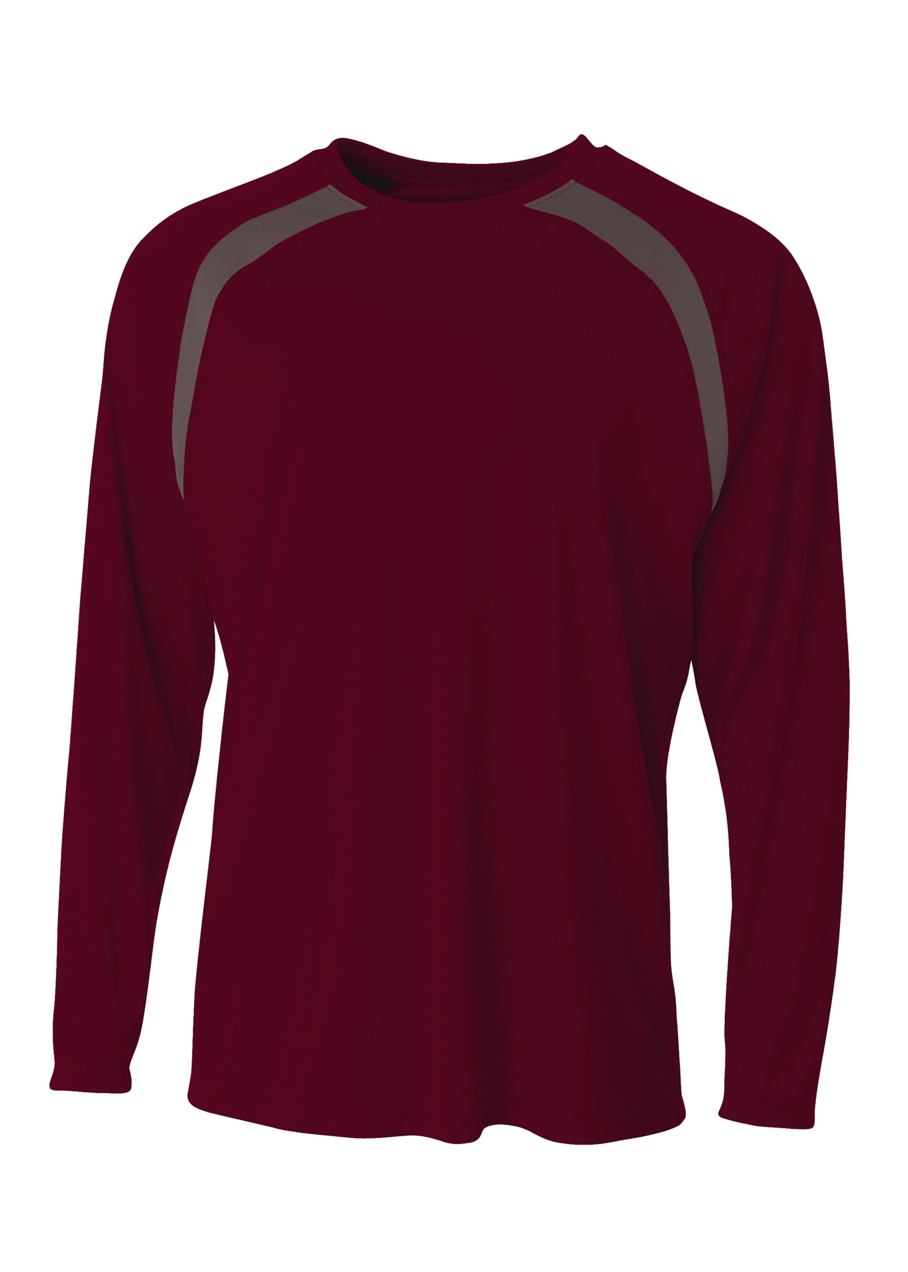 A4 Spartan Long Sleeve Color Block Crew 10