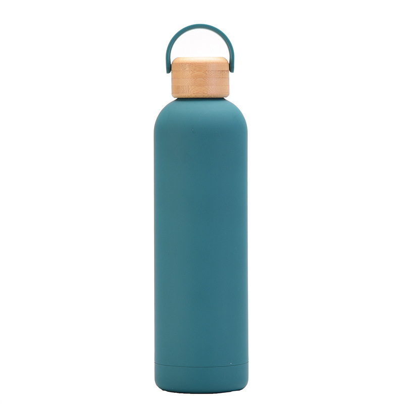33 OZ Stainless Steel Sports Bottle / Bamboo Lid And Handlings 8