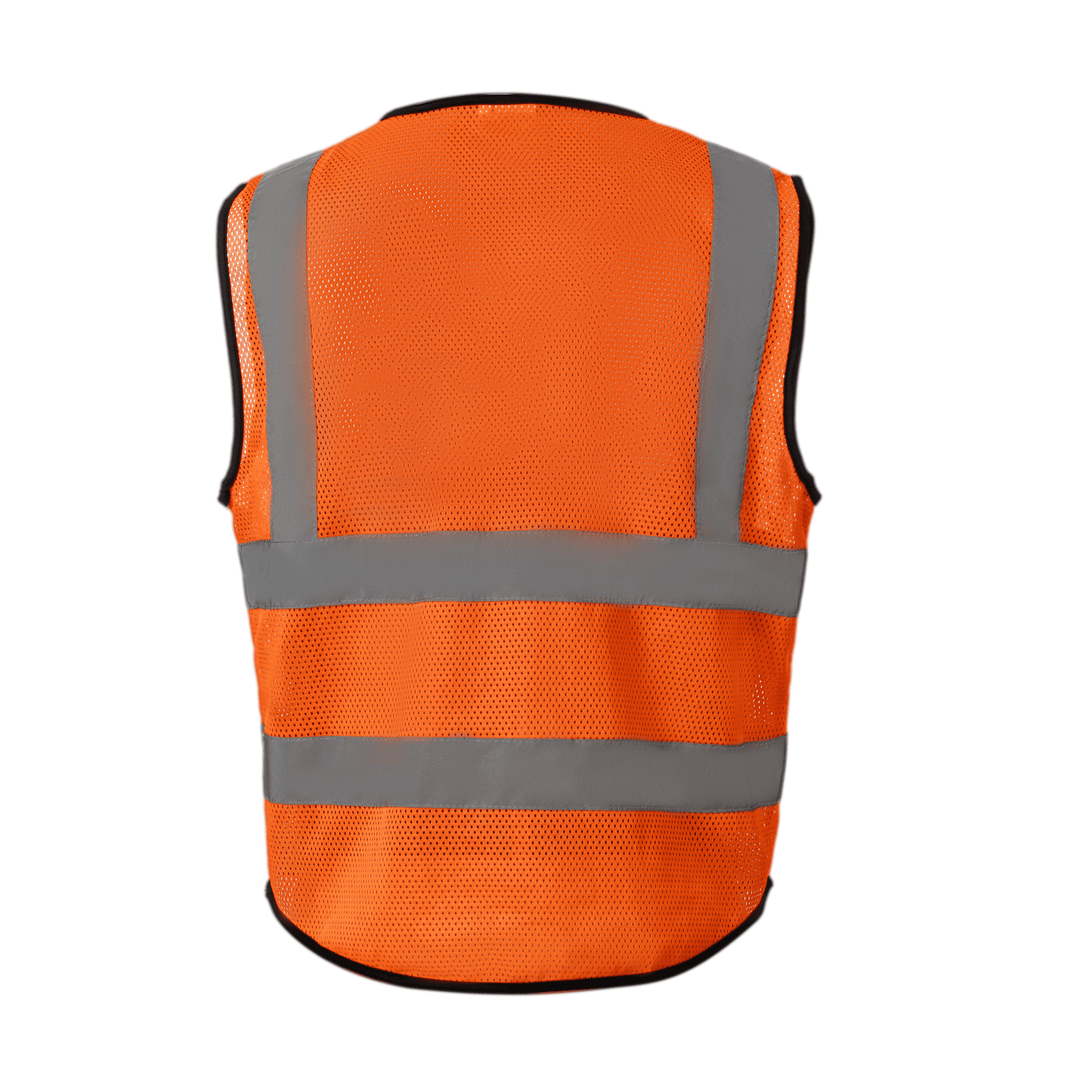 3.8 Oz. Polyester Double Band Class 2 Reflective Safety Vest With 4 Pockets 7