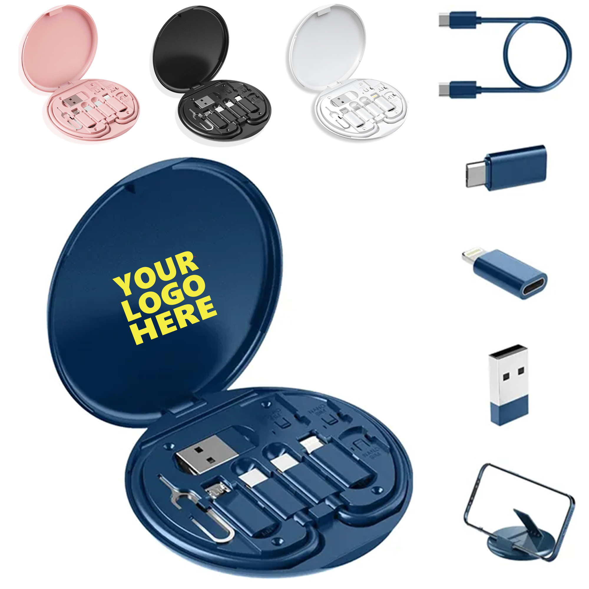 Multifunctional 3-in-1 Fast Charge Data Cable Adapter Combo 3