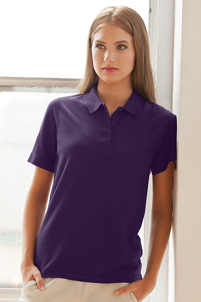 Women's Soft-Blend Double-Tuck Pique Polo 87