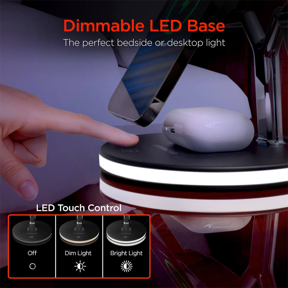 HyperGear MaxCharge 3-in-1 MagSafe Wireless Charging Stand 7