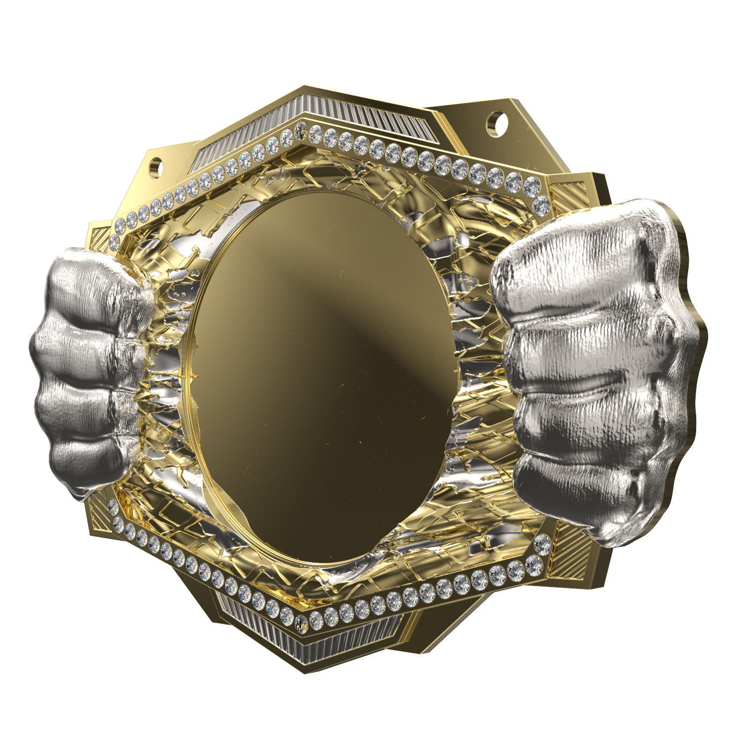 Express Vibraprint® Knock Out Champ Chain w/ Chain 14