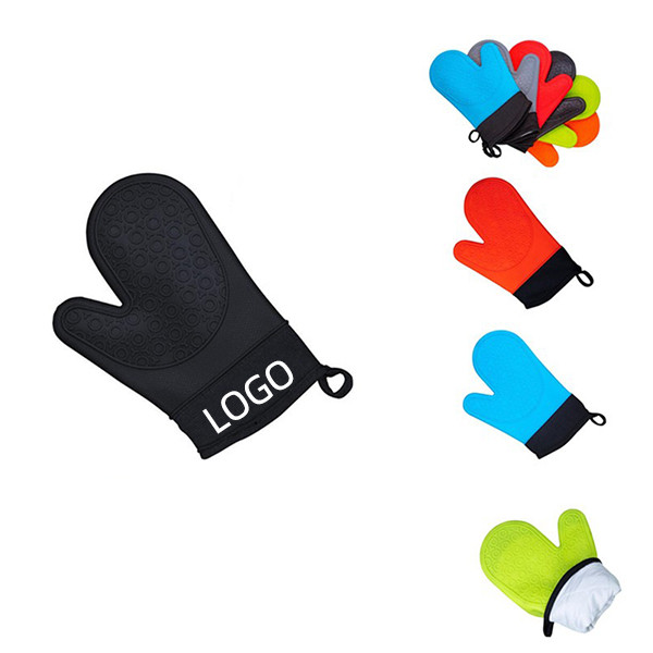 Silicone Oven Gloves W/ Inner Cotton Layer 1