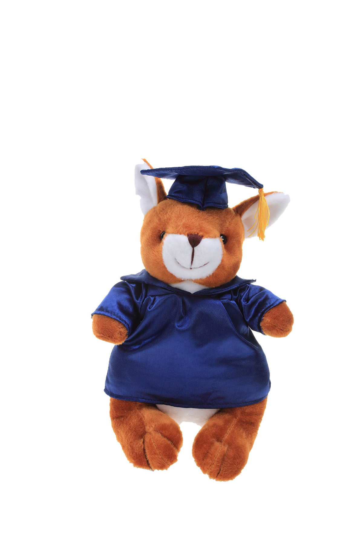 Soft Plush Kangaroo with Graduation Cap and Gown 1