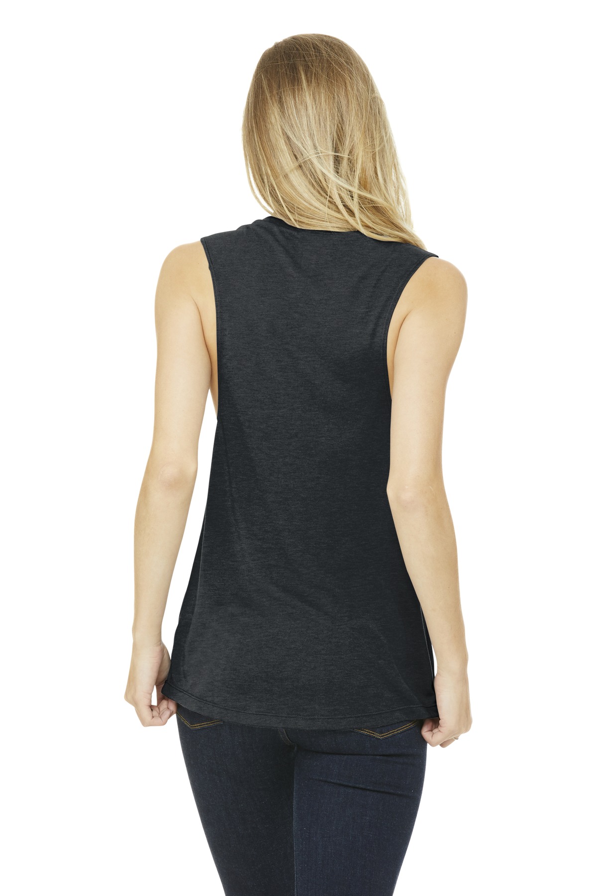 BELLA+CANVAS Women's Flowy Scoop Muscle Tank. BC8803 147