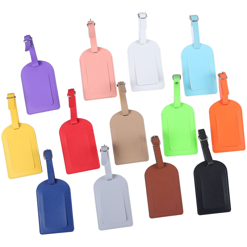 Custom PU Luggage Tag 3