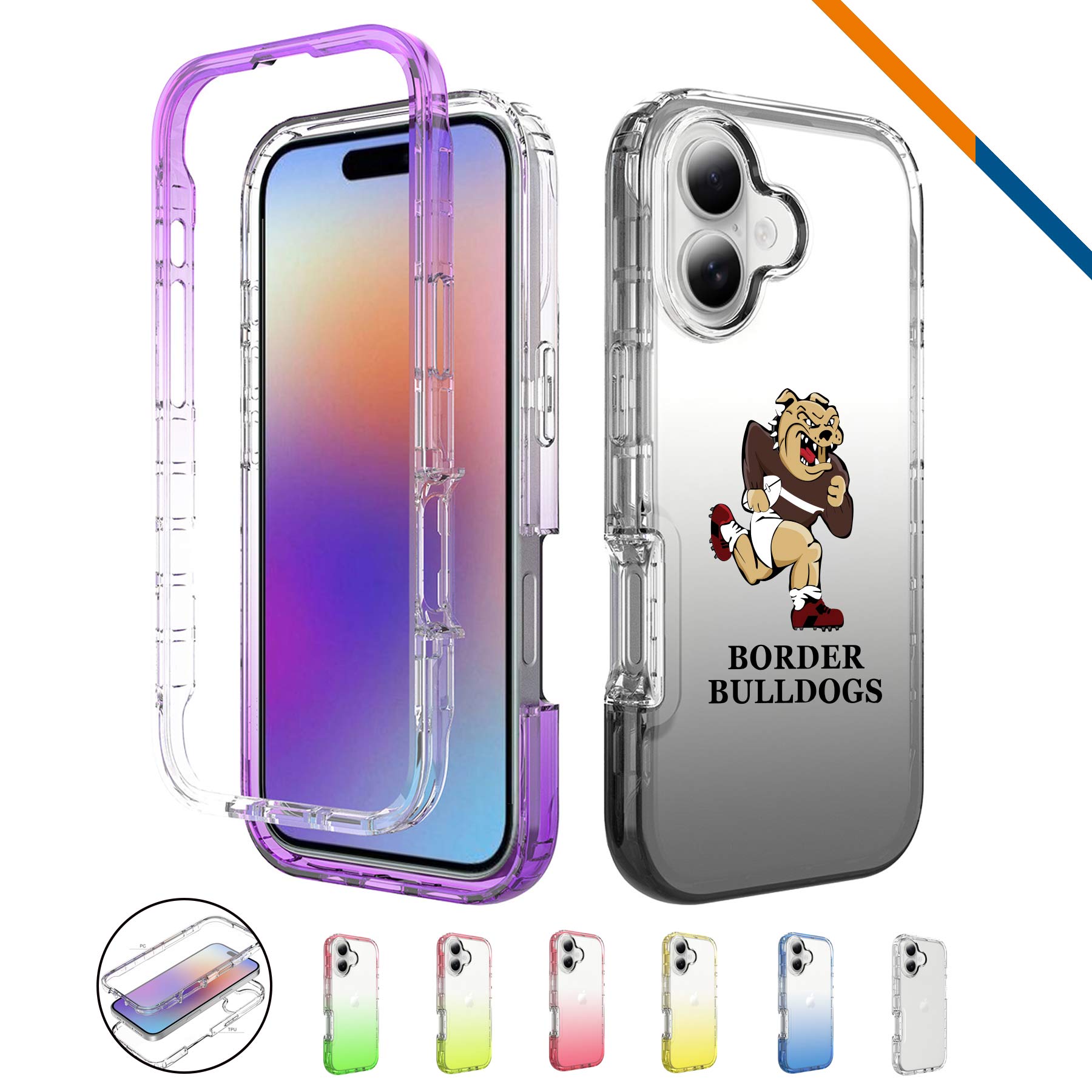 Color Gradient iPhone Case 3