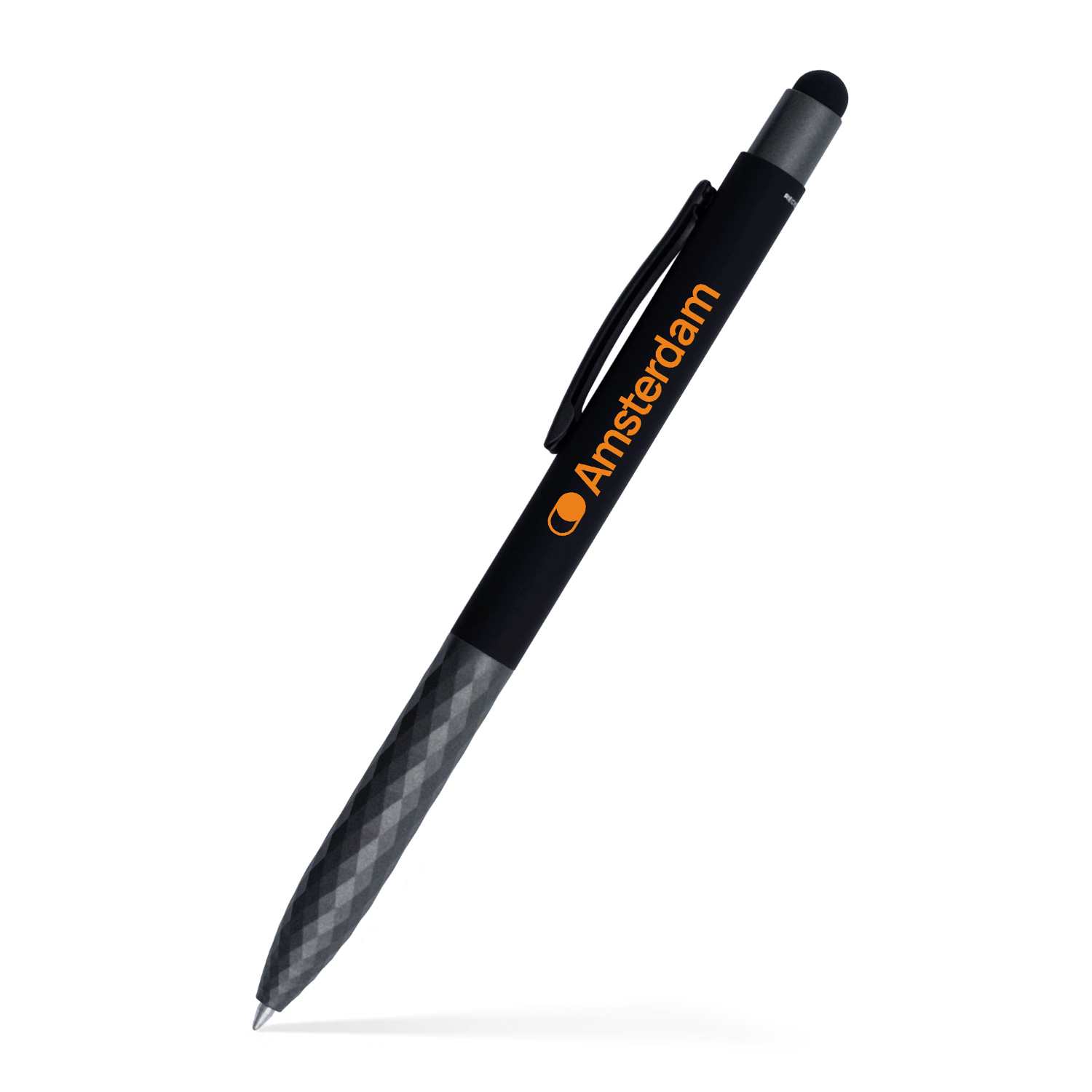 Fleetwood Stylus Satin Soft Touch Gel Click Pen (Recycled Aluminum) 2