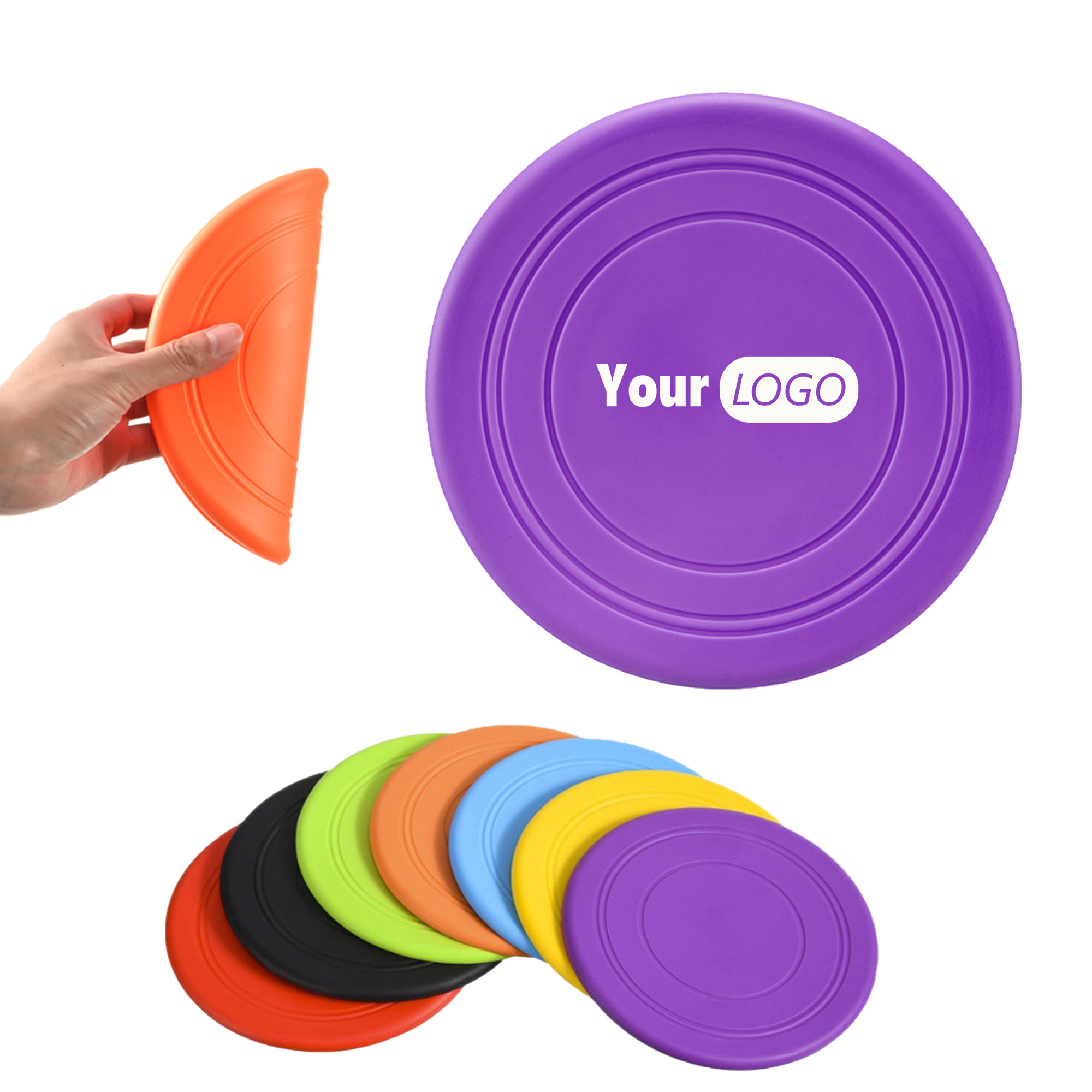 Custom-Print Outdoor Flying Disc MOQ 100 PCS 6