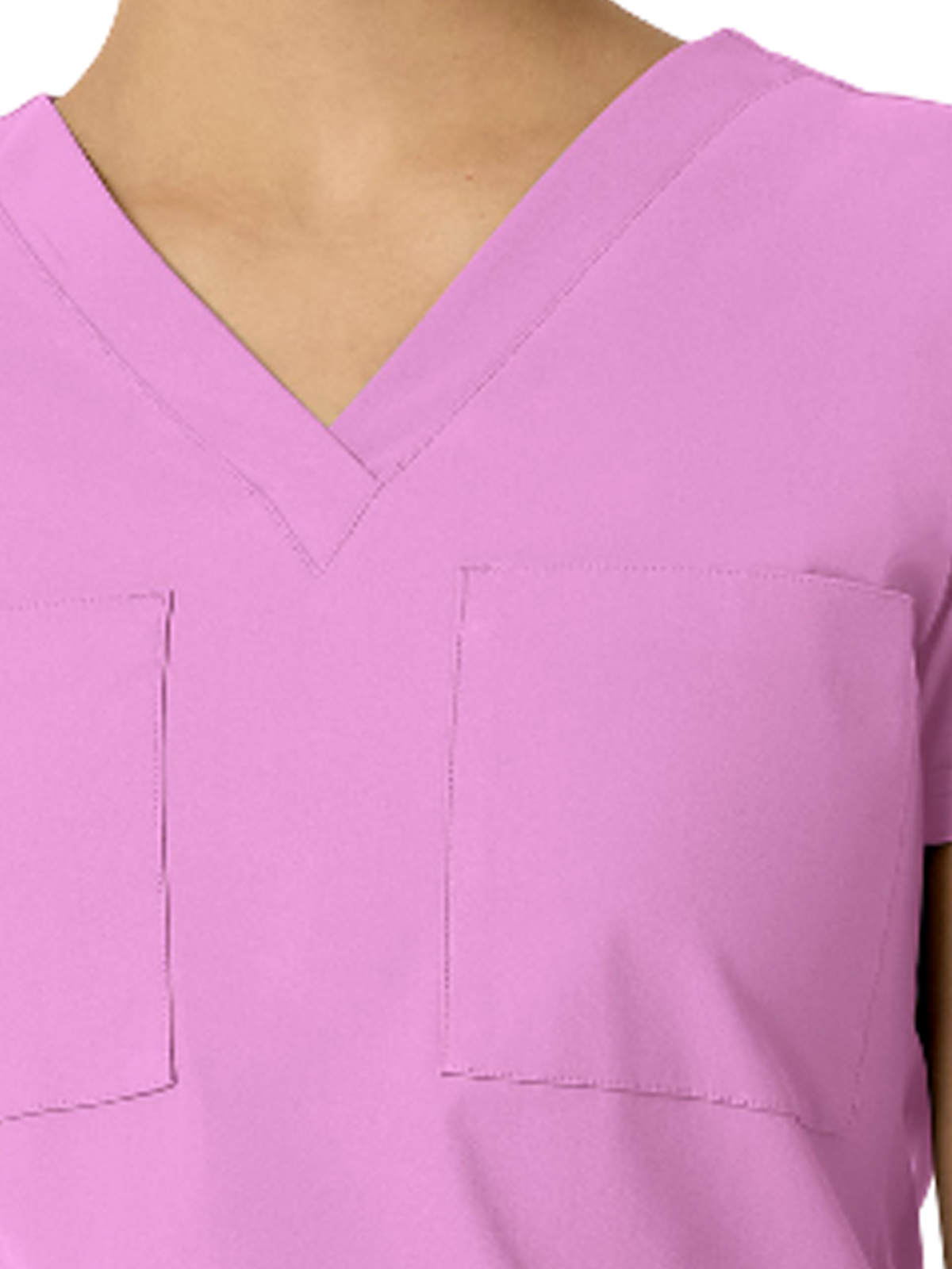Parkley Kinetic - Women's Two-Pocket CELINE Tuck Band V-Neck Top 9