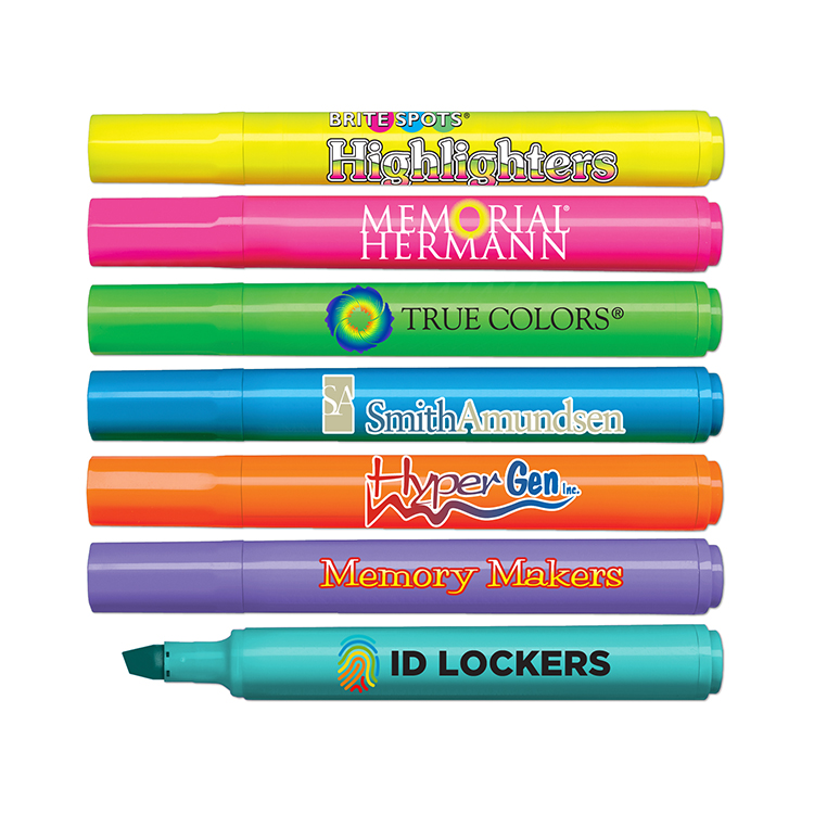 Brite Spots Jumbo Fluorescent Highlighter - USA Union Made