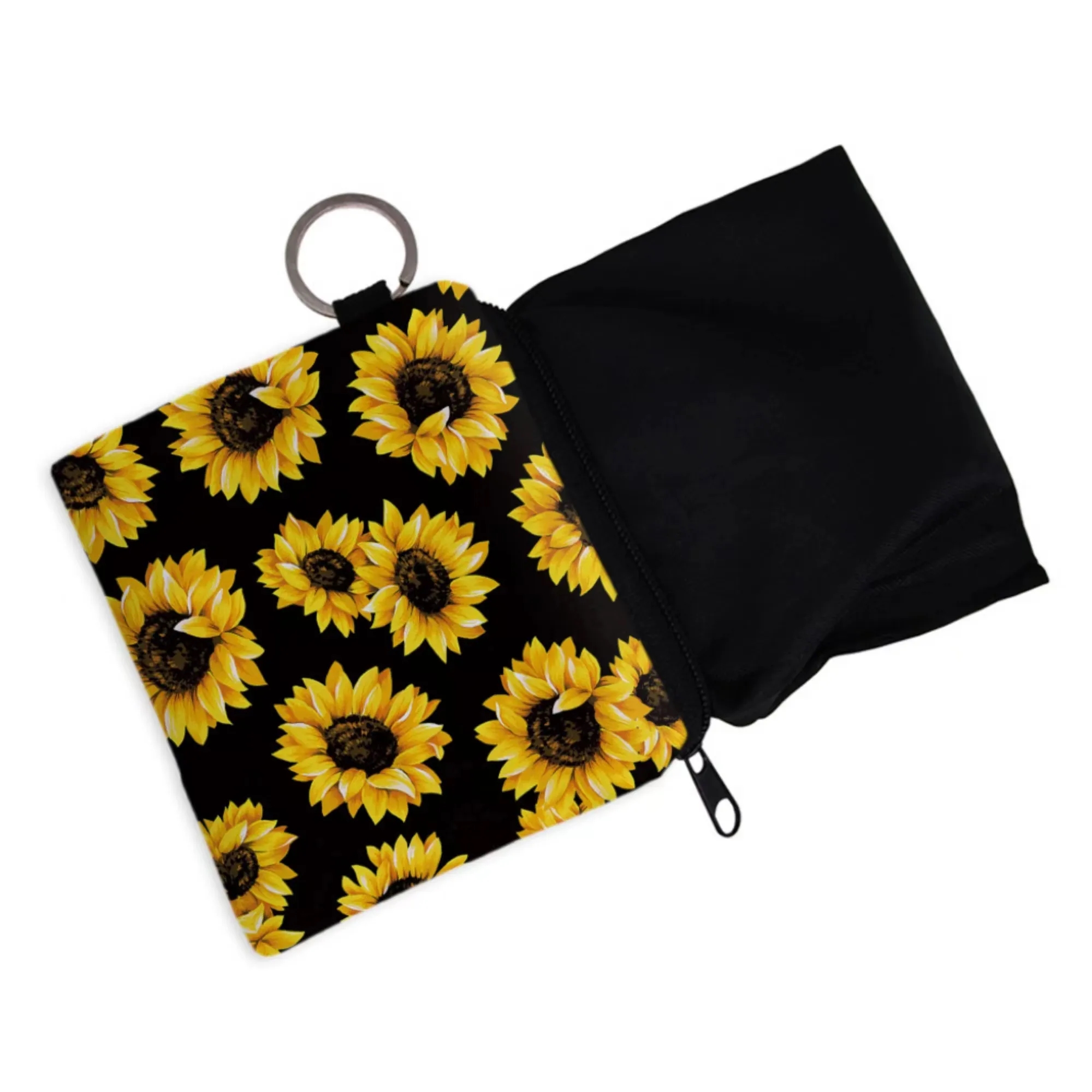 Mini Coin Purse with Attachment Ring Zipper 12