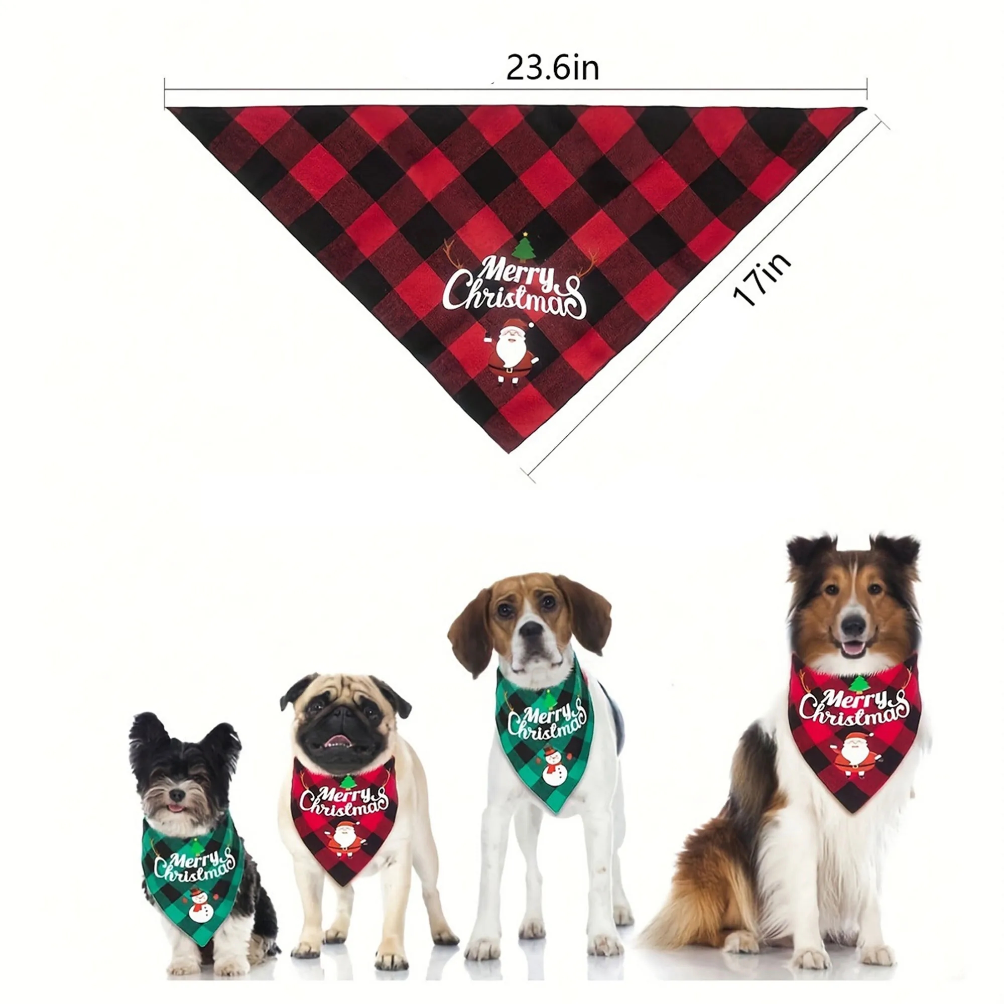 Pet bib Christmas atmosphere 2